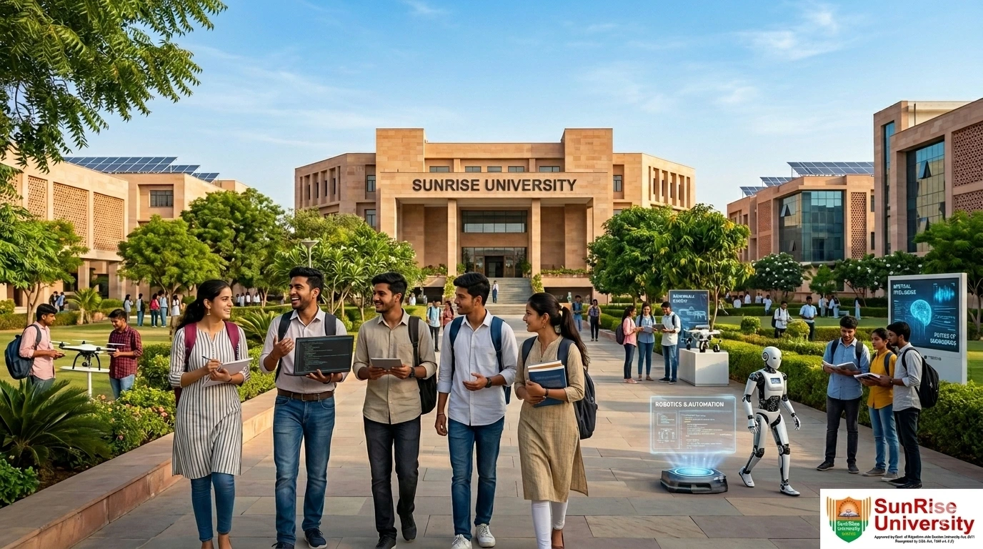 Future engineering courses after 12th students exploring Computer Science AI Robotics and engineering education at Sunrise University