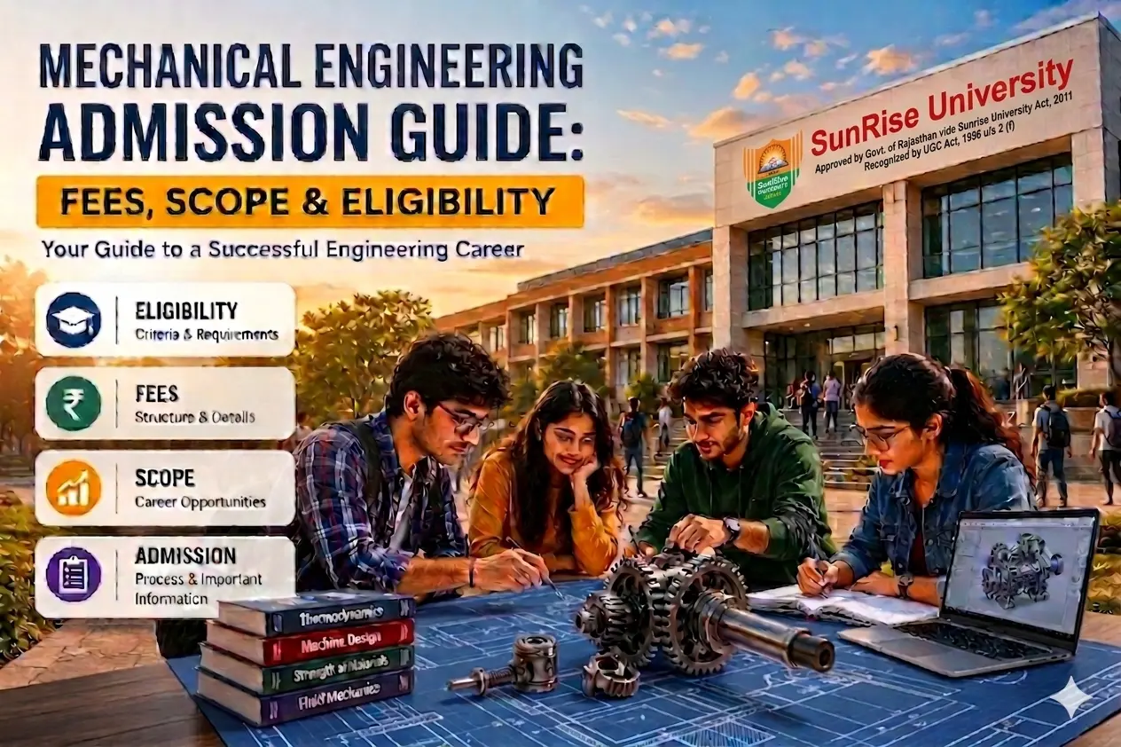 Students learning mechanical engineering concepts with machines, tools, and engineering equipment in a college laboratory.